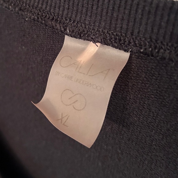 CALIA by Carrie Underwood "New Day New Start" Sweatshirt, Black - Size XL - Picture 3 of 6
